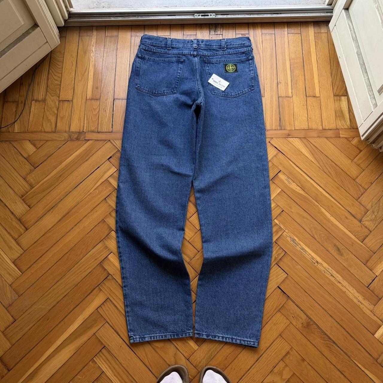 1990s Stone Island Jeans Blue BNWT 34W 32L