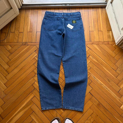 1990s Stone Island Jeans Blue BNWT 34W 32L