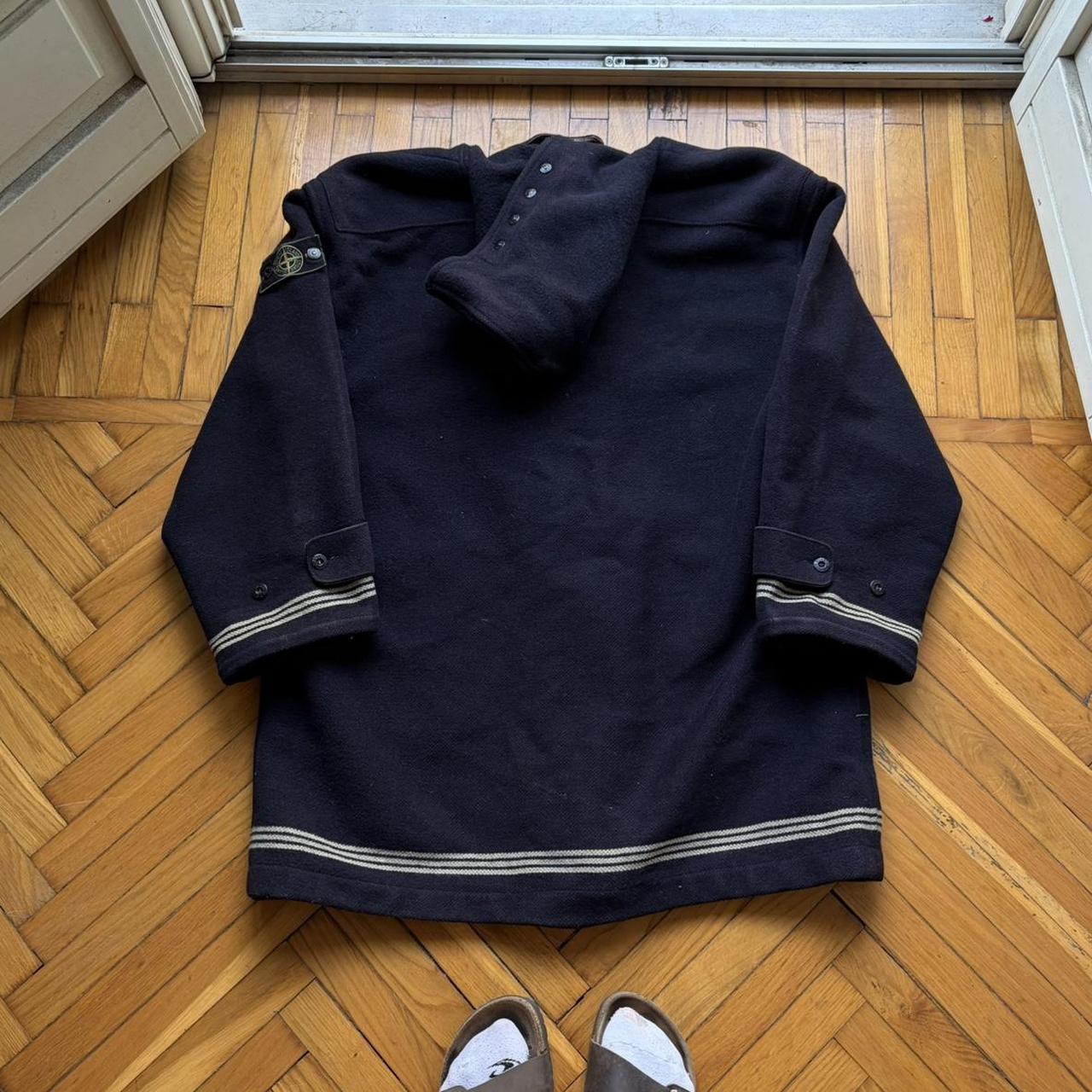 1980s Stone Island Duffle Coat Navy XL