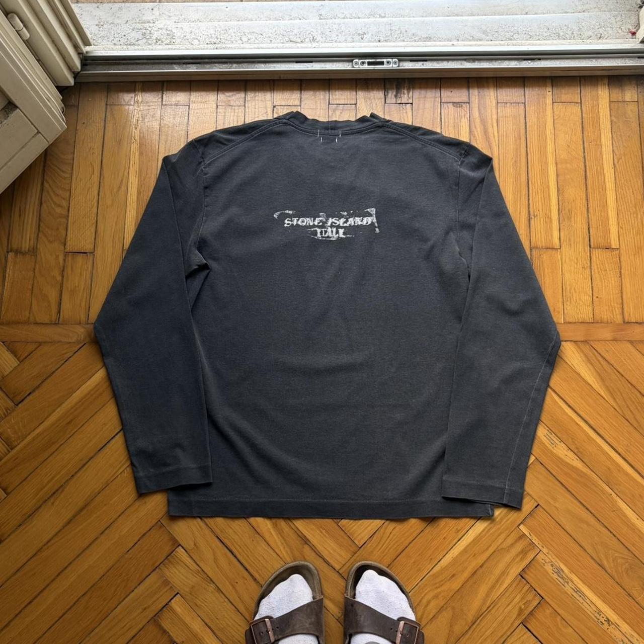 2000s Stone Island LS T Shirt Grey M