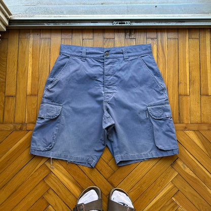 1990s Nike ACG Cargo Shorts Blue 34W