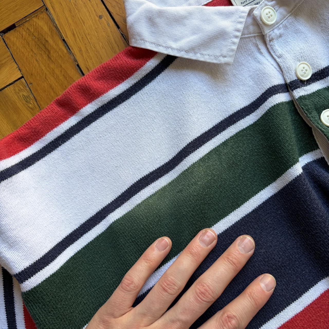 1990s Benetton Rugby Polo Shirt XL