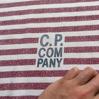 1980s CP Company Striped T Shirt S