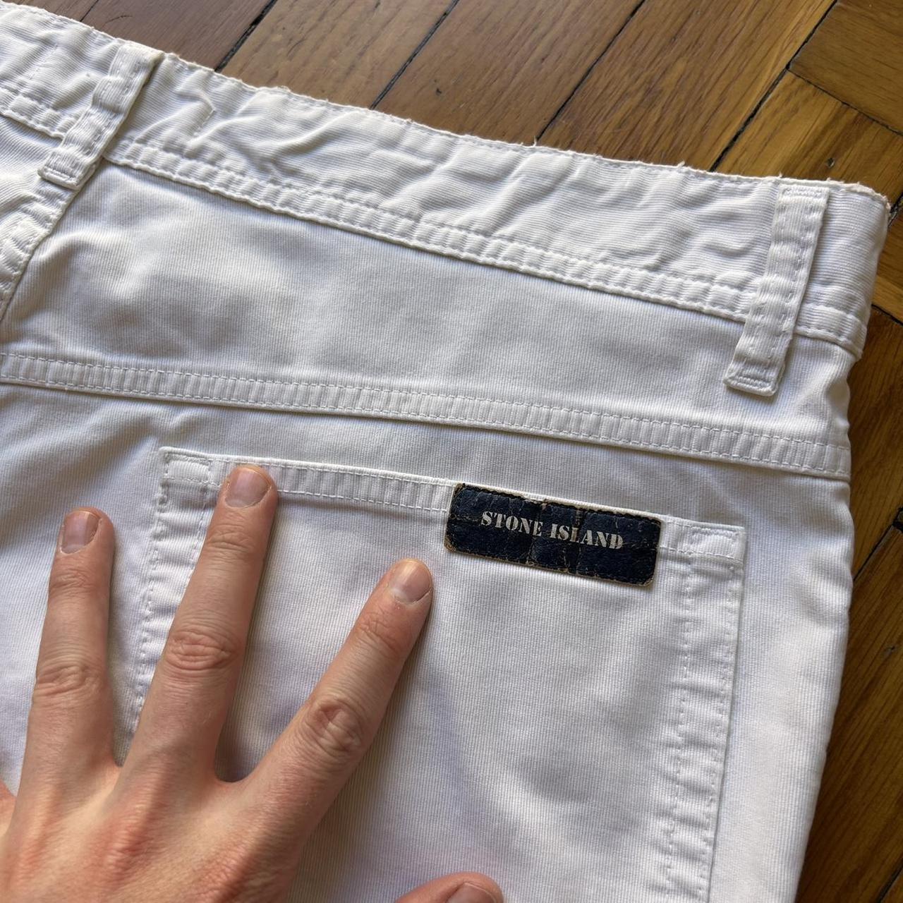 S/S 1999 Stone Island Trousers White 36W 30L