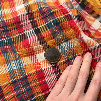 1990s Moschino Checked Flannel Shirt L