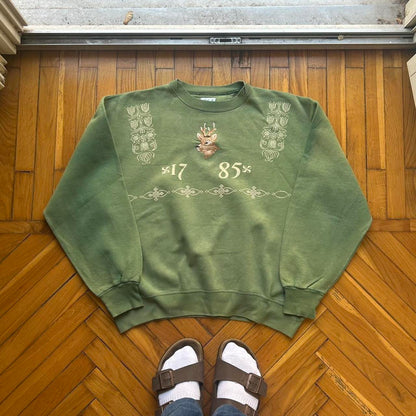 1980s Best Company Sweatshirt Green M