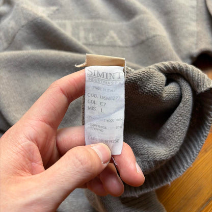1990s Armani Jeans Knitted Hoodie M