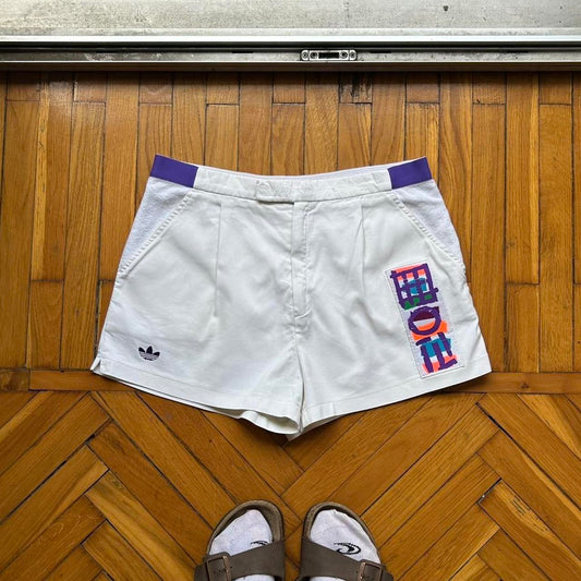 1980s Adidas Originals Stefan Edberg Tennis Shorts 34W