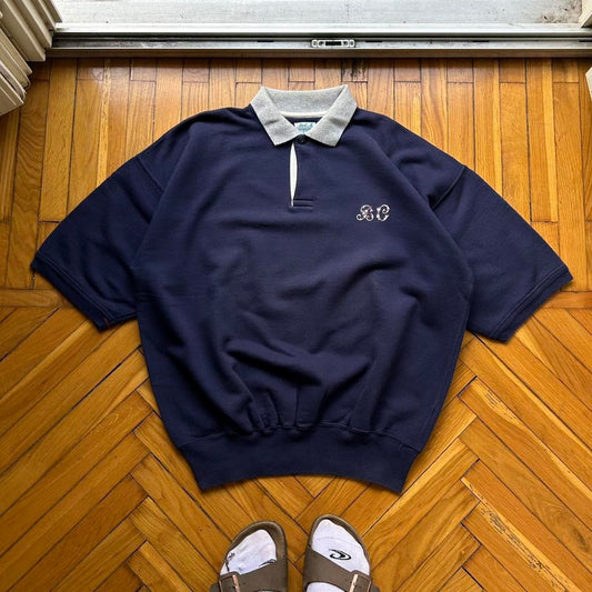 1980s Best Company SS Sweatshirt Navy XL