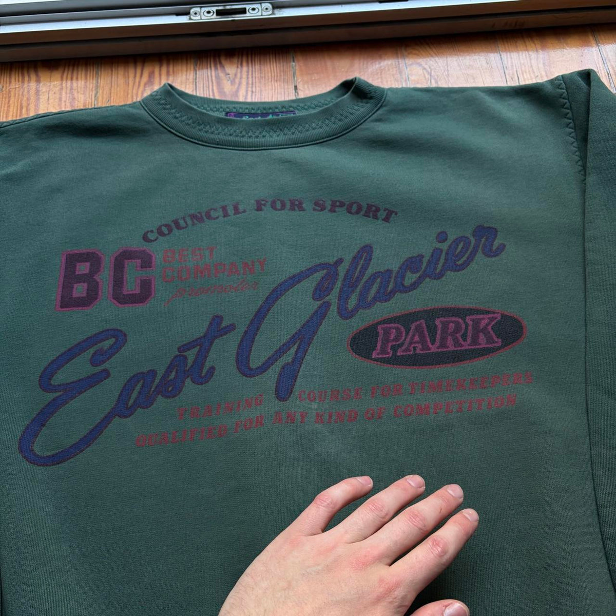 1980s Best Company Graphic Sweatshirt L