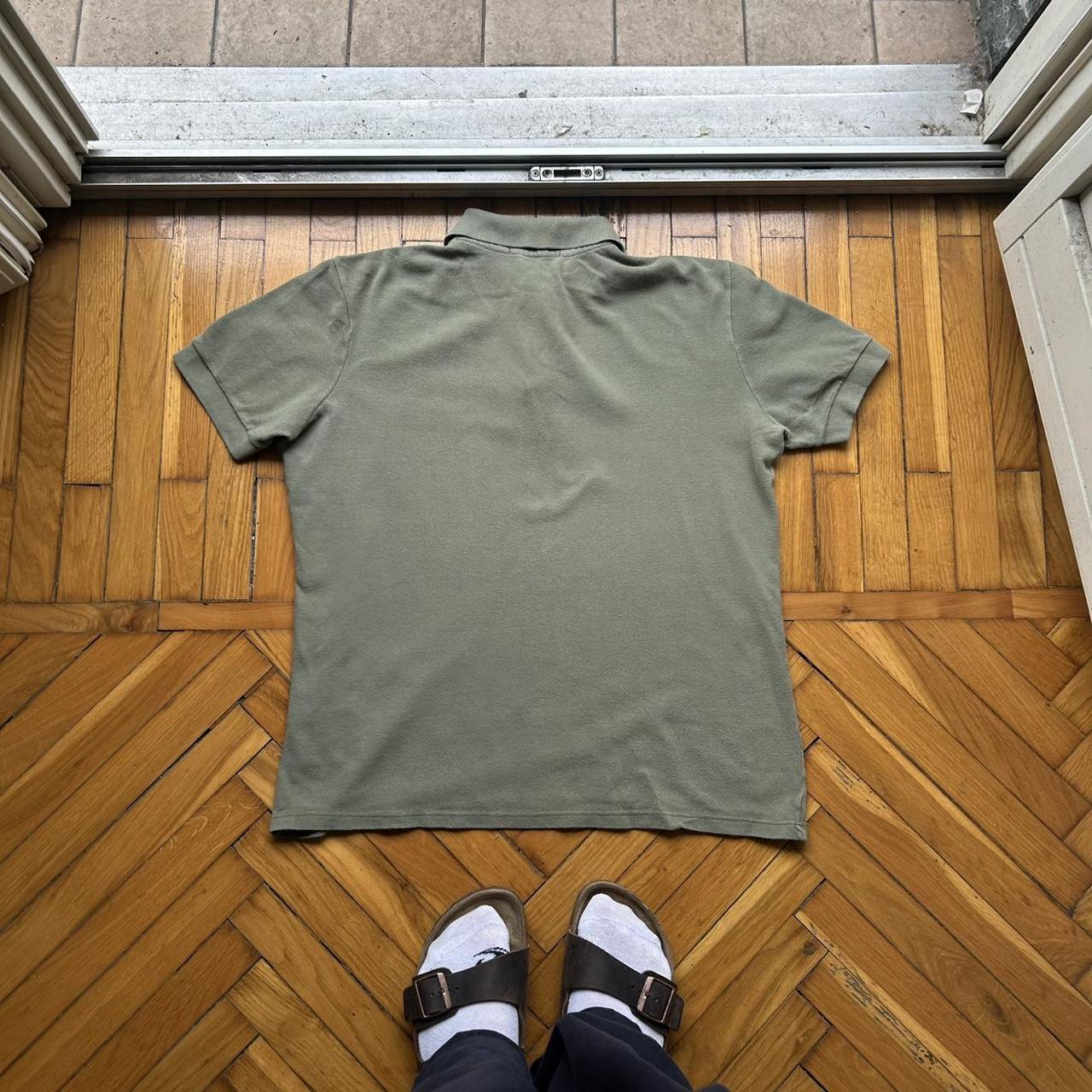 1980s Giorgio Armani Polo Shirt Khaki M
