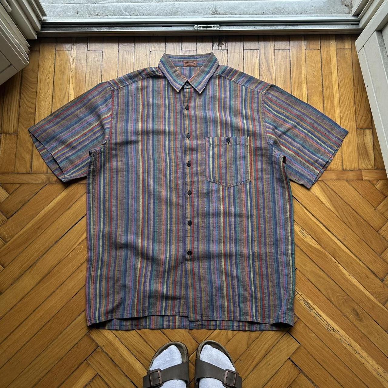 1990s Missoni Striped Shirt L