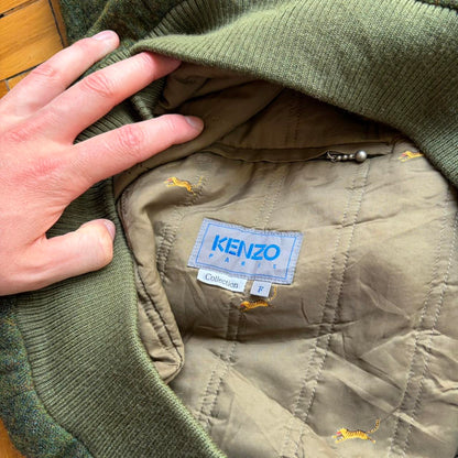 1990s Kenzo Bomber Jacket Green L