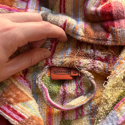 1990s Missoni Bathrobe / Dressing Gown L