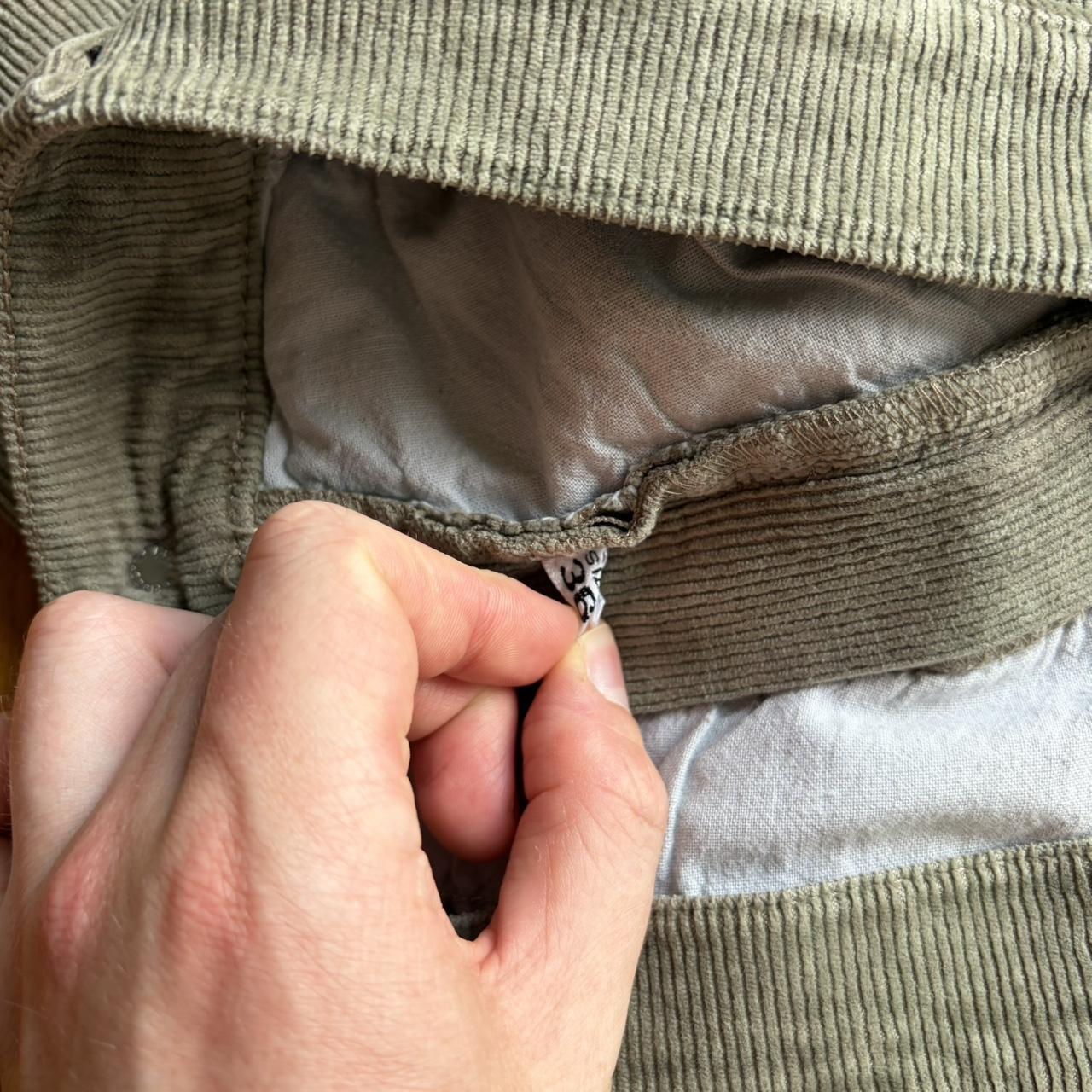 1990s Armani Jeans Corduroy Shorts Khaki 36W