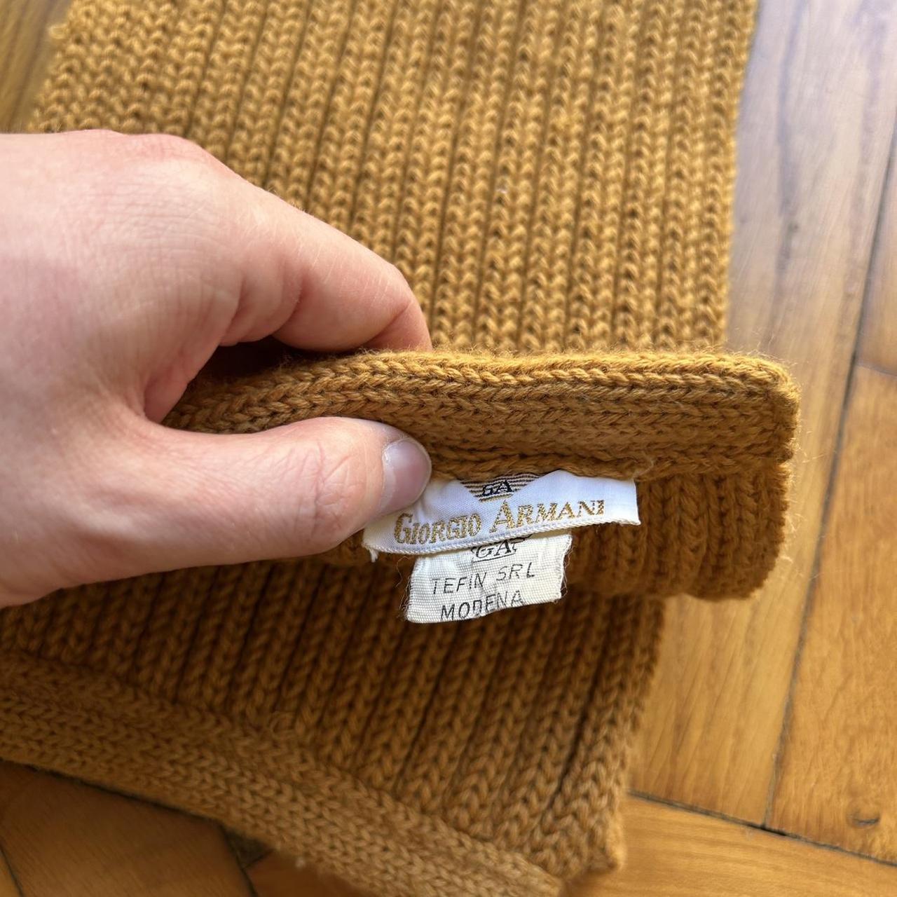 1980s Giorgio Armani Knitted Scarf OS