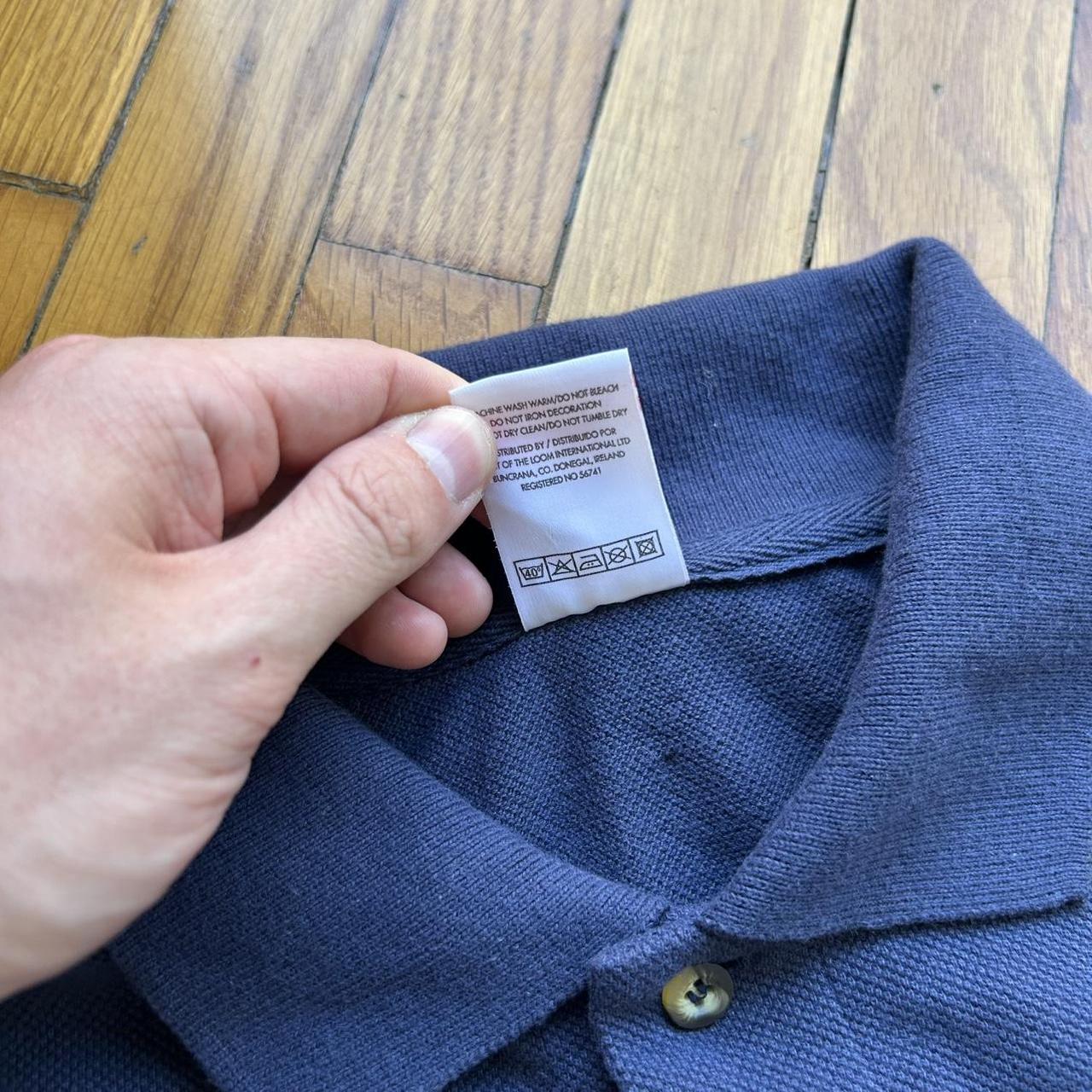 1990s Fruit Of The Loom LS Polo Shirt XL