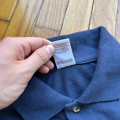1990s Fruit Of The Loom LS Polo Shirt XL