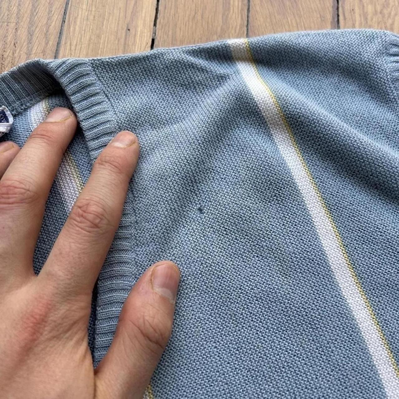 1980s Sergio Tacchini Knitted Vest Blue M