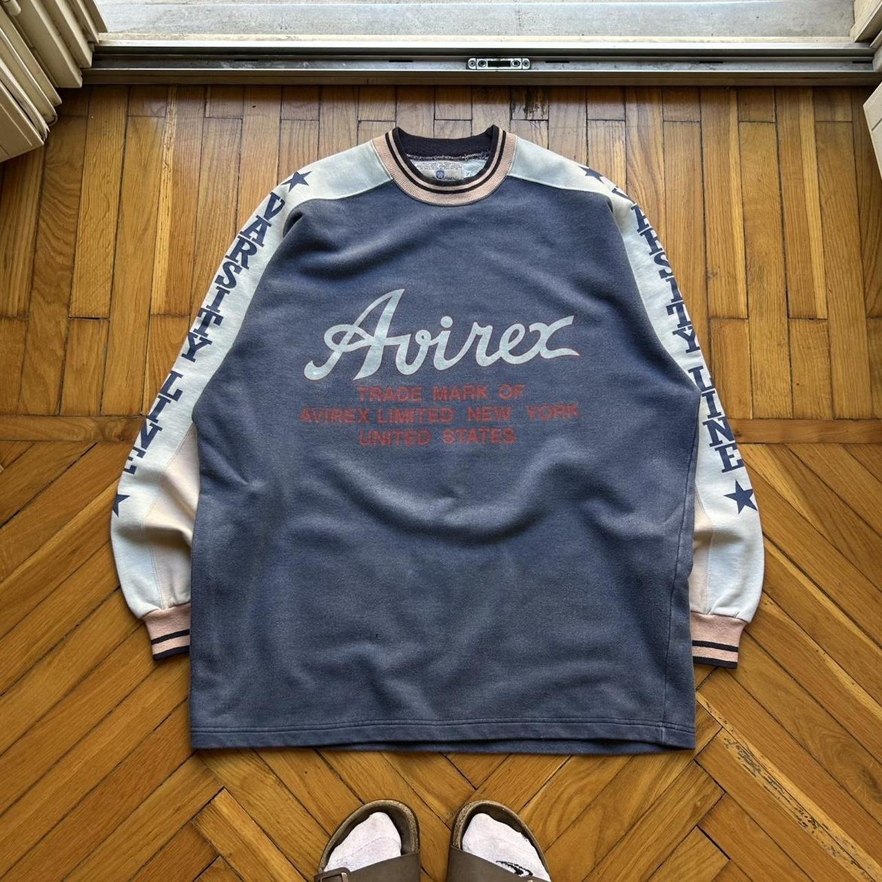 1990s Avirex Graphic Sweatshirt L