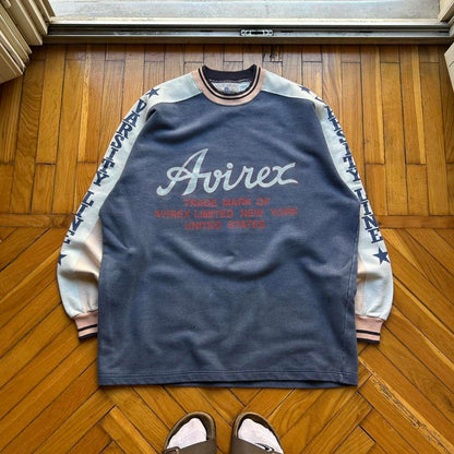 1990s Avirex Graphic Sweatshirt L
