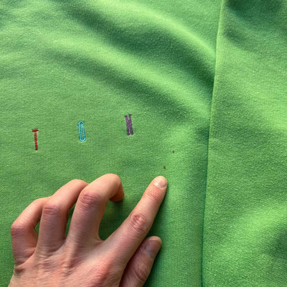 1990s United Colors Of Benetton Sweatshirt Green L