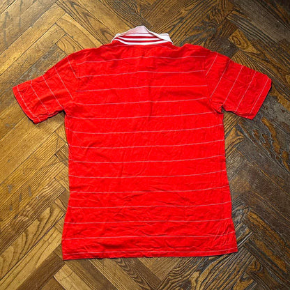 1990s Fila Tennis Polo Shirt Red S