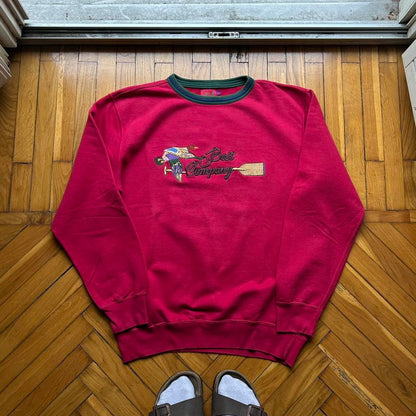 1980s Best Company Sweatshirt Red L