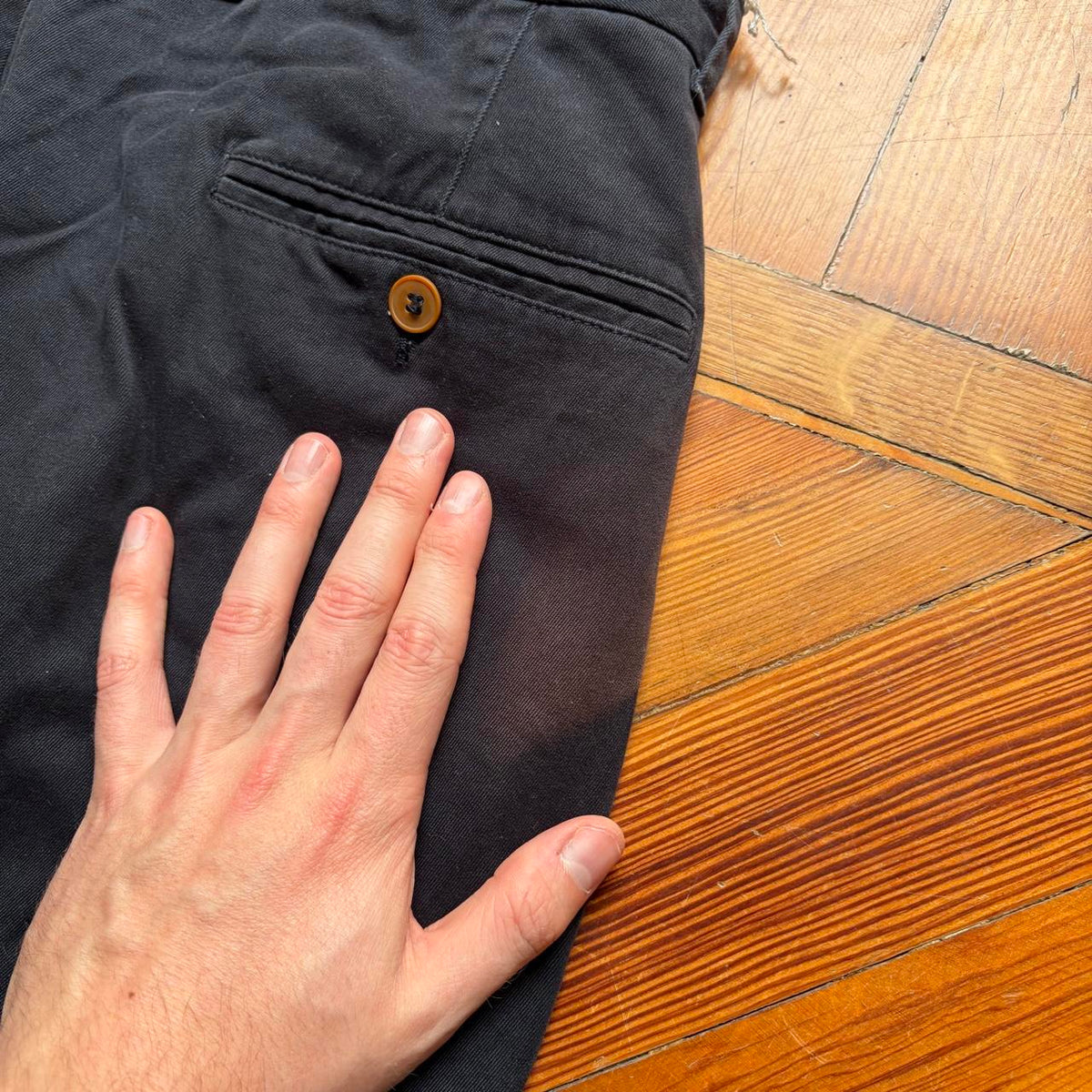 1980s CP Company Trousers Black BNWT FLAWED 34W 36L