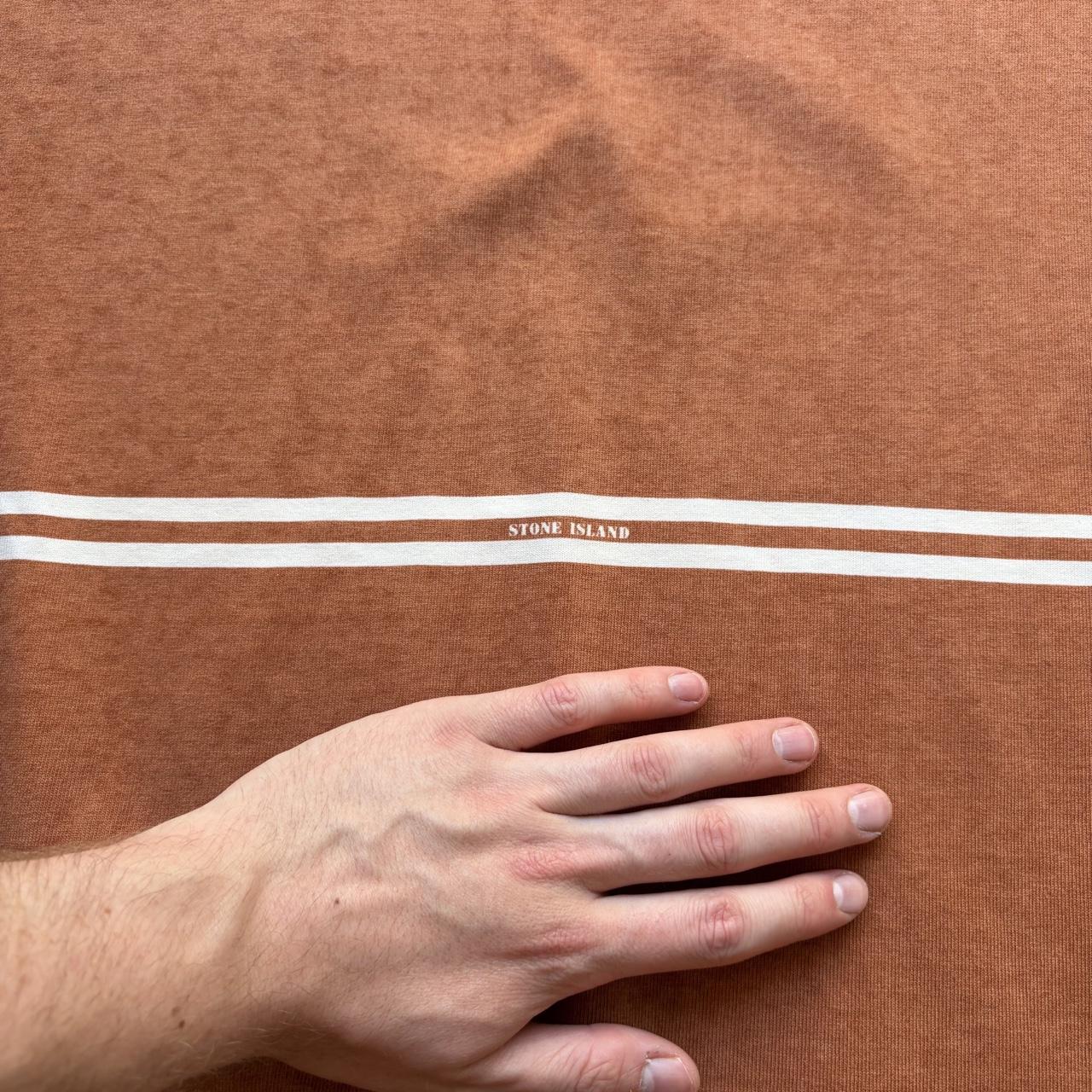 1980s Stone Island LS T Shirt Orange M
