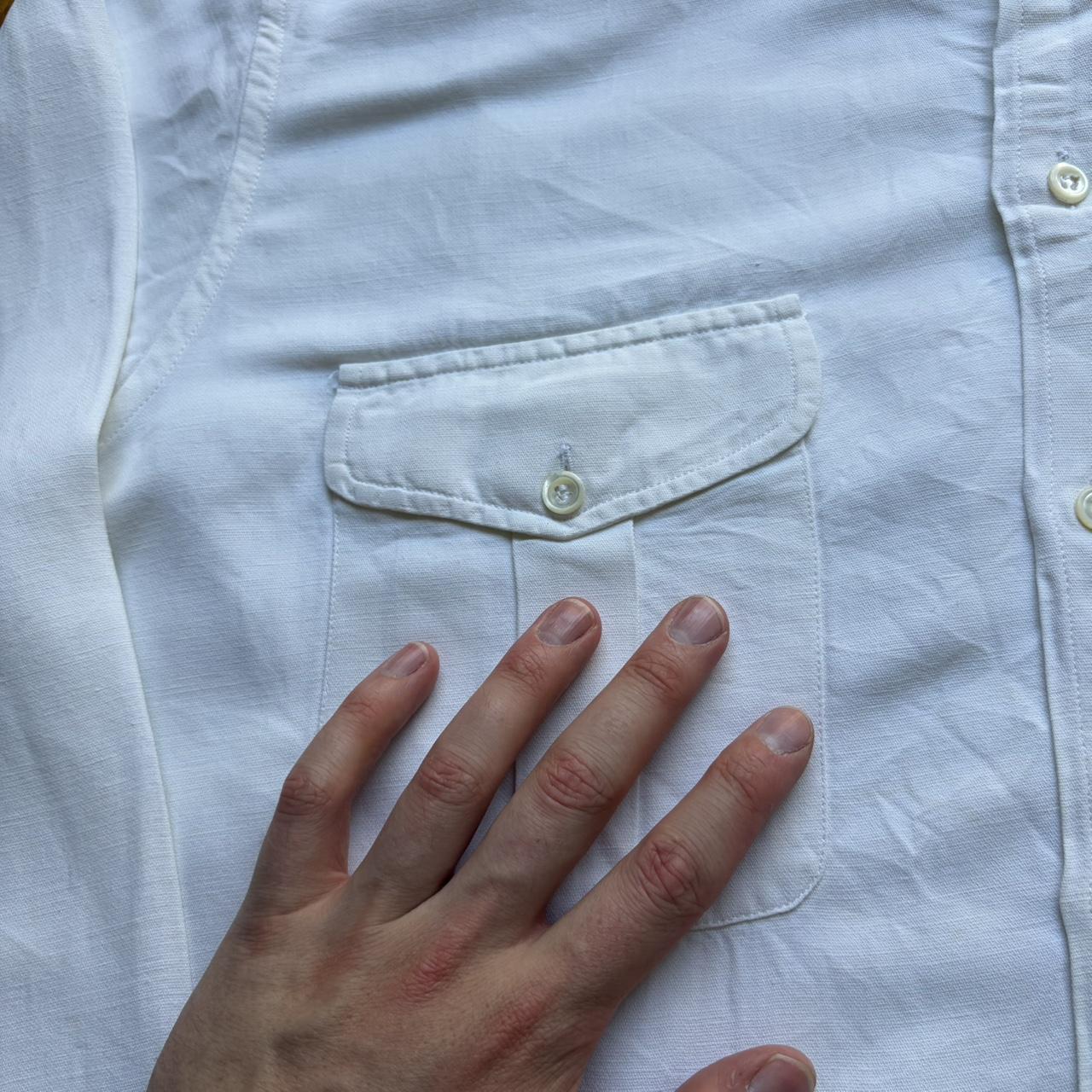 1980s CP Company Linen & Viscose Shirt L