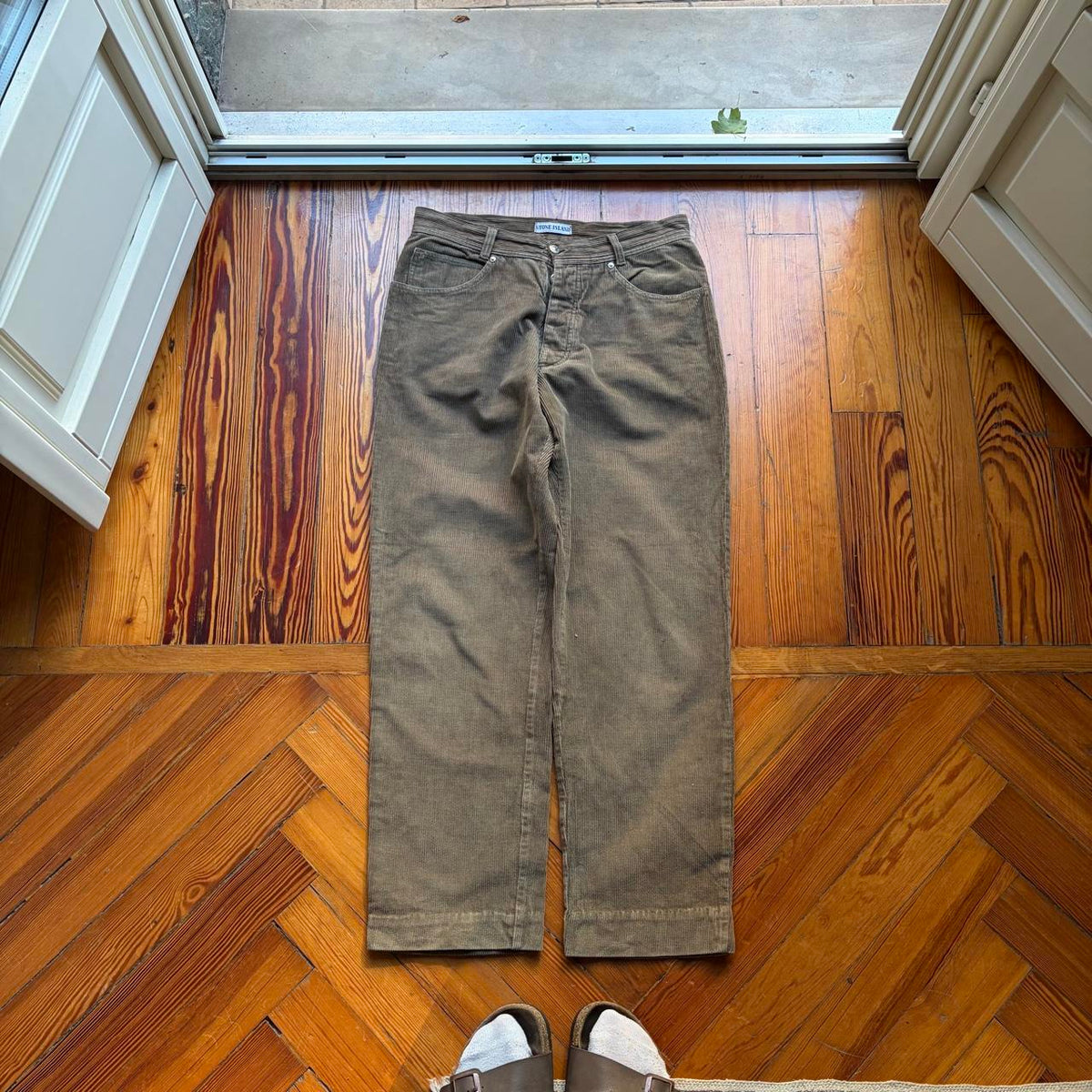 1980s Stone Island Corduroy Trousers 32W 28L