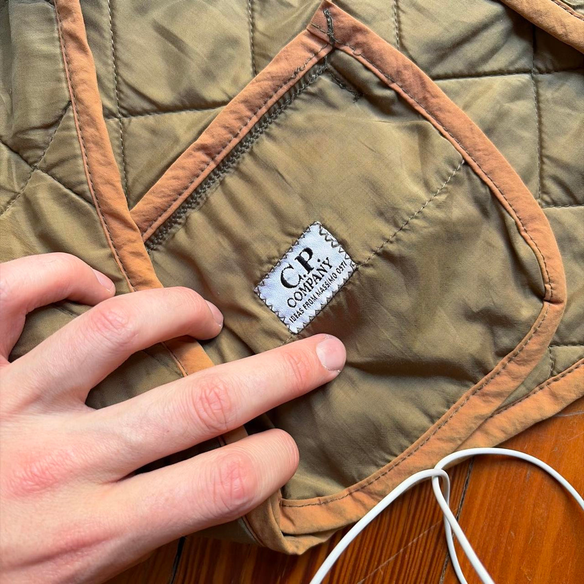 1980s CP Company Quilted Gilet M