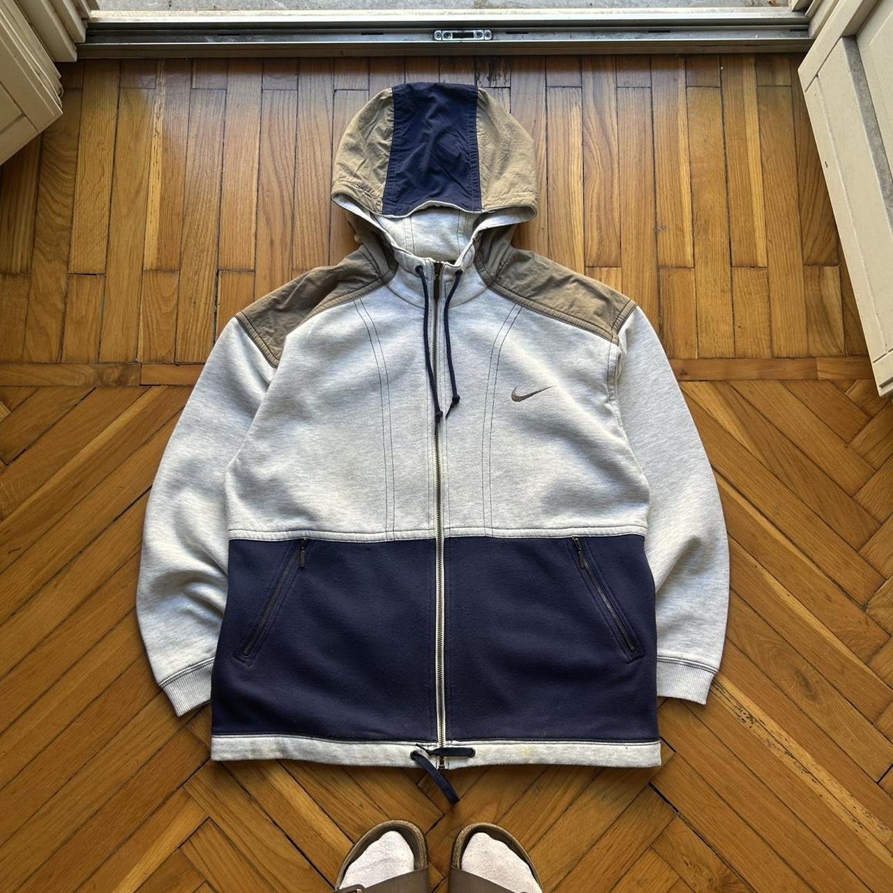 1990s Nike Hoodie Grey S