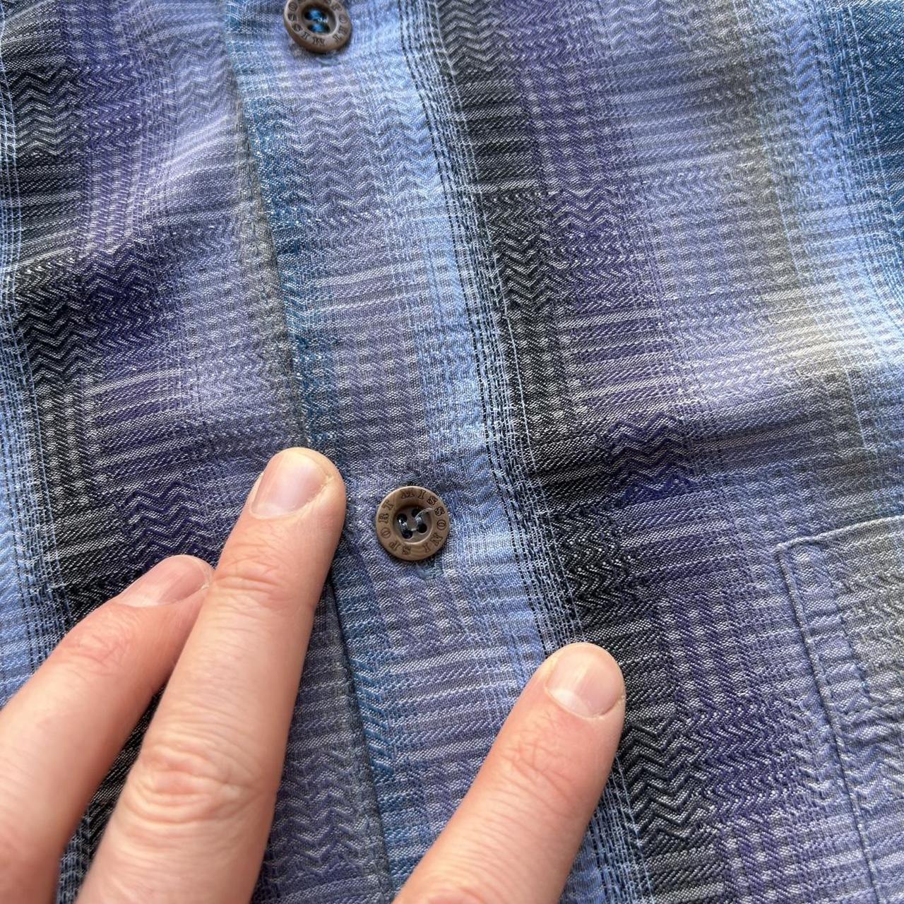 1990s Missoni Sport Shirt Blue L