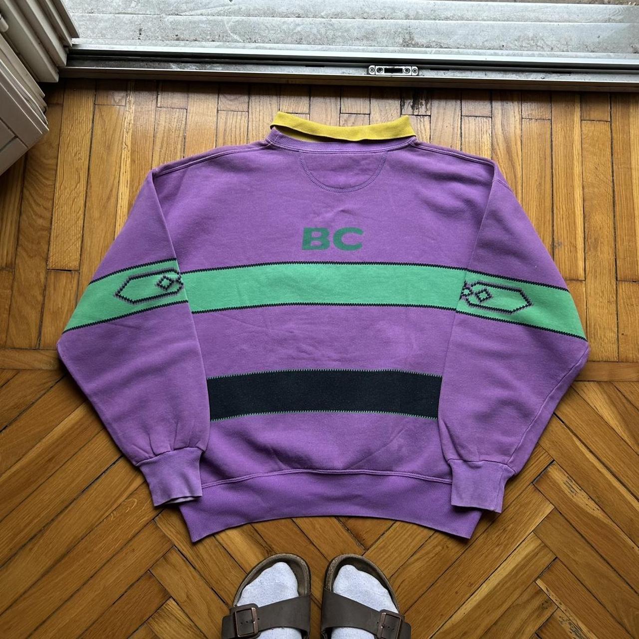 1980s Best Company Skiing Sweatshirt Purple S