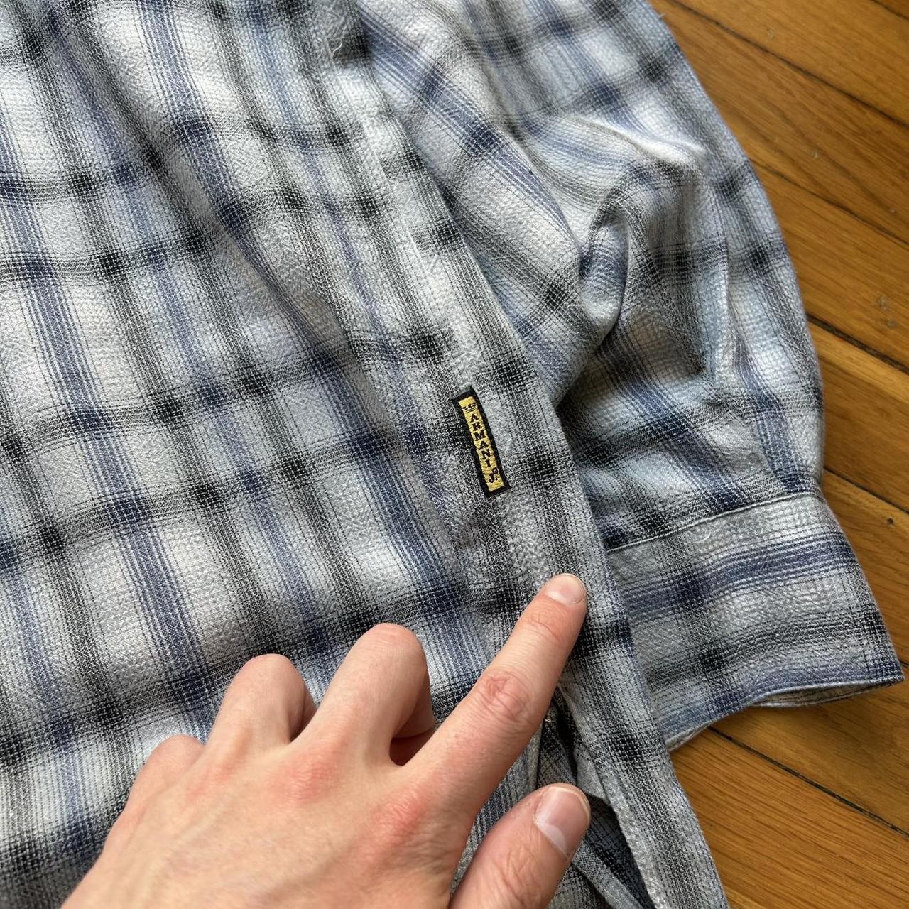 1990s Armani Jeans Checked Shirt XL