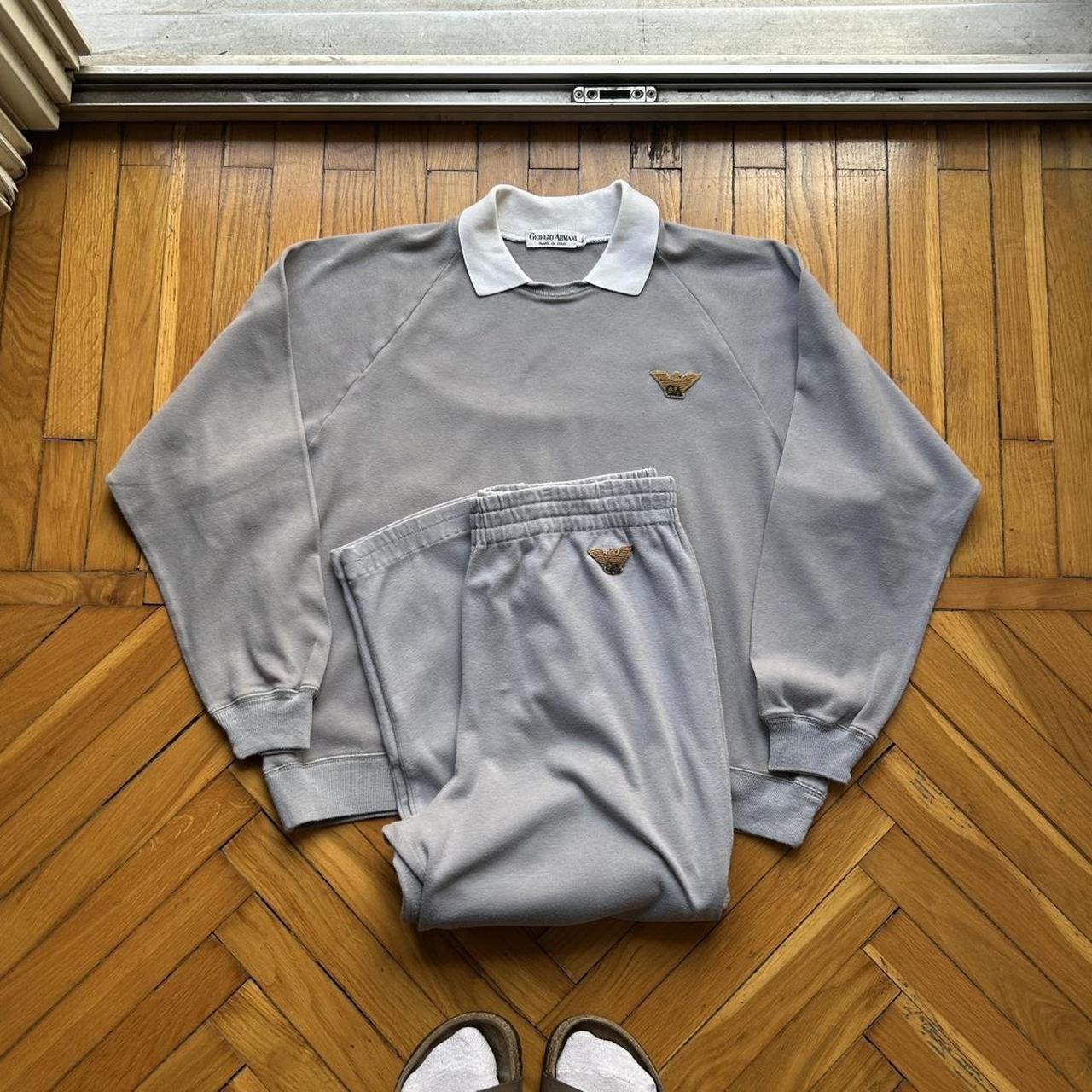 1980s Giorgio Armani Pyjama / Light Tracksuit Set S