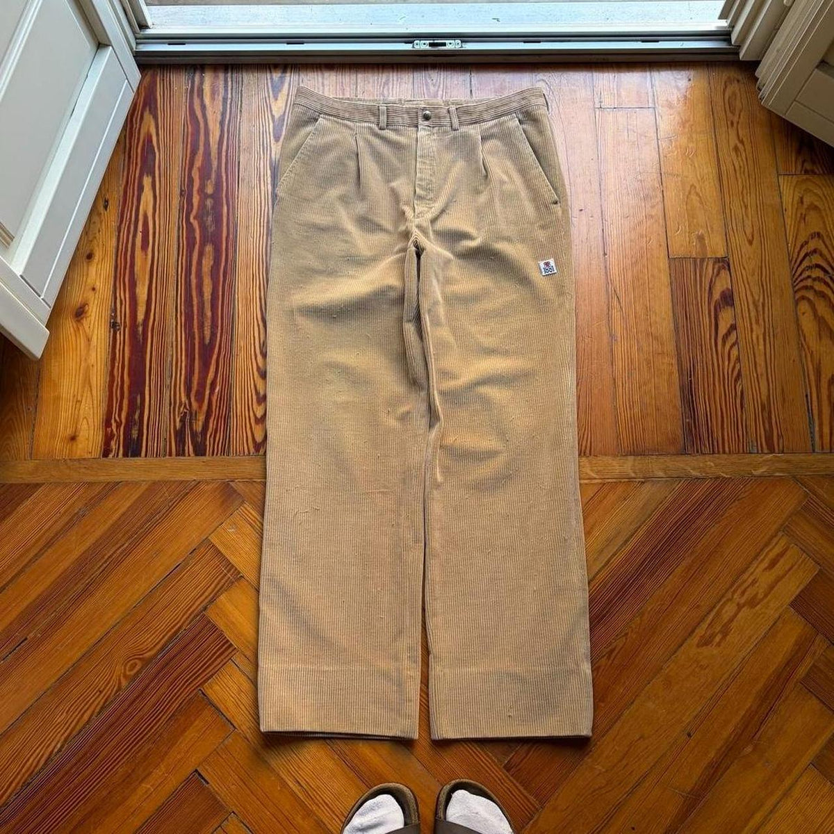 1980s Cerruti 1881 Corduroy Trousers Tan 32W 30L