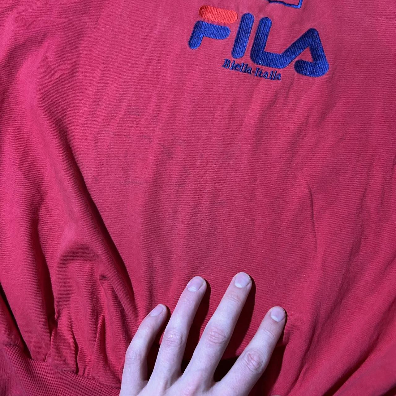 1990s Fila Biella Italia LS T Shirt S