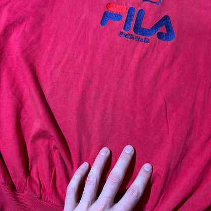 1990s Fila Biella Italia LS T Shirt S