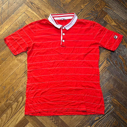 1990s Fila Tennis Polo Shirt Red S