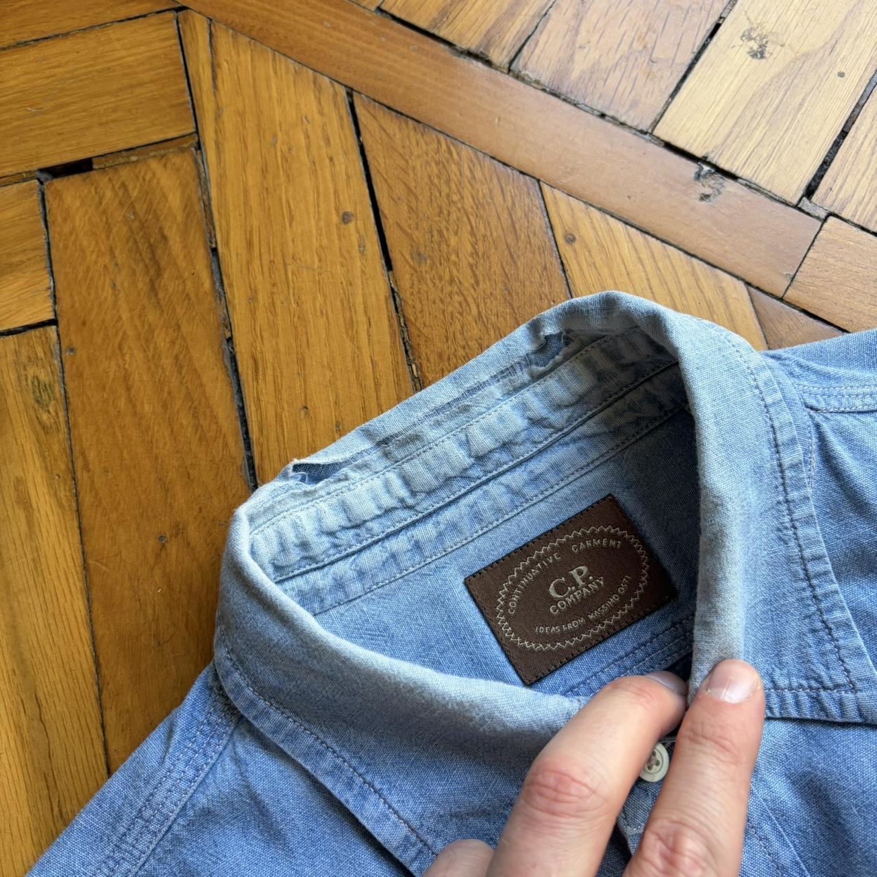 1980s CP Company Denim Shirt Blue L