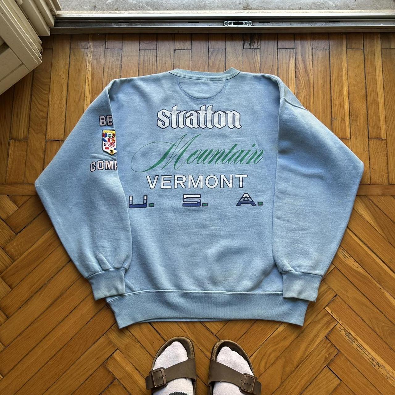 1980s Best Company Vermont Ski Sweatshirt Blue L