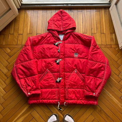 1990s Taverniti Puffer Jacket Red XL