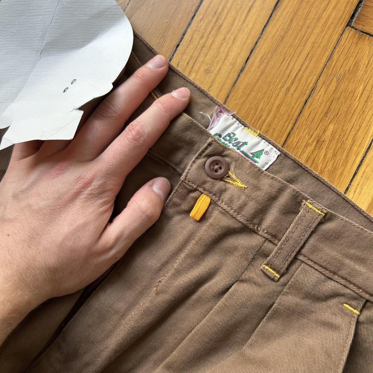 1980s Best Company Trousers Brown BNWT 26W 30L