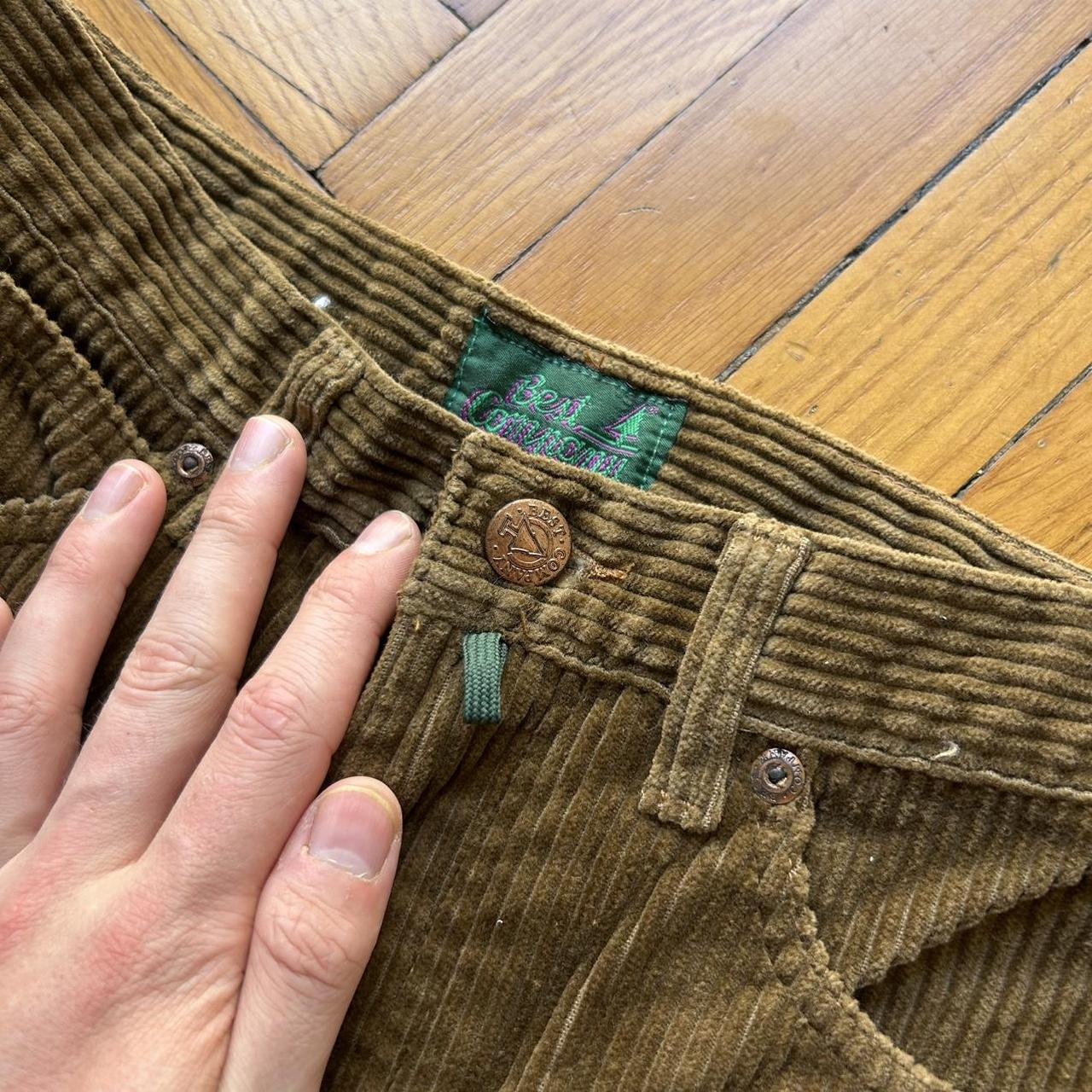 1980s Best Company Corduroy Trousers BNWT 26W 28L