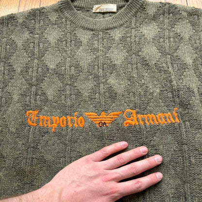 1990s Emporio Armani Knitted Jumper L