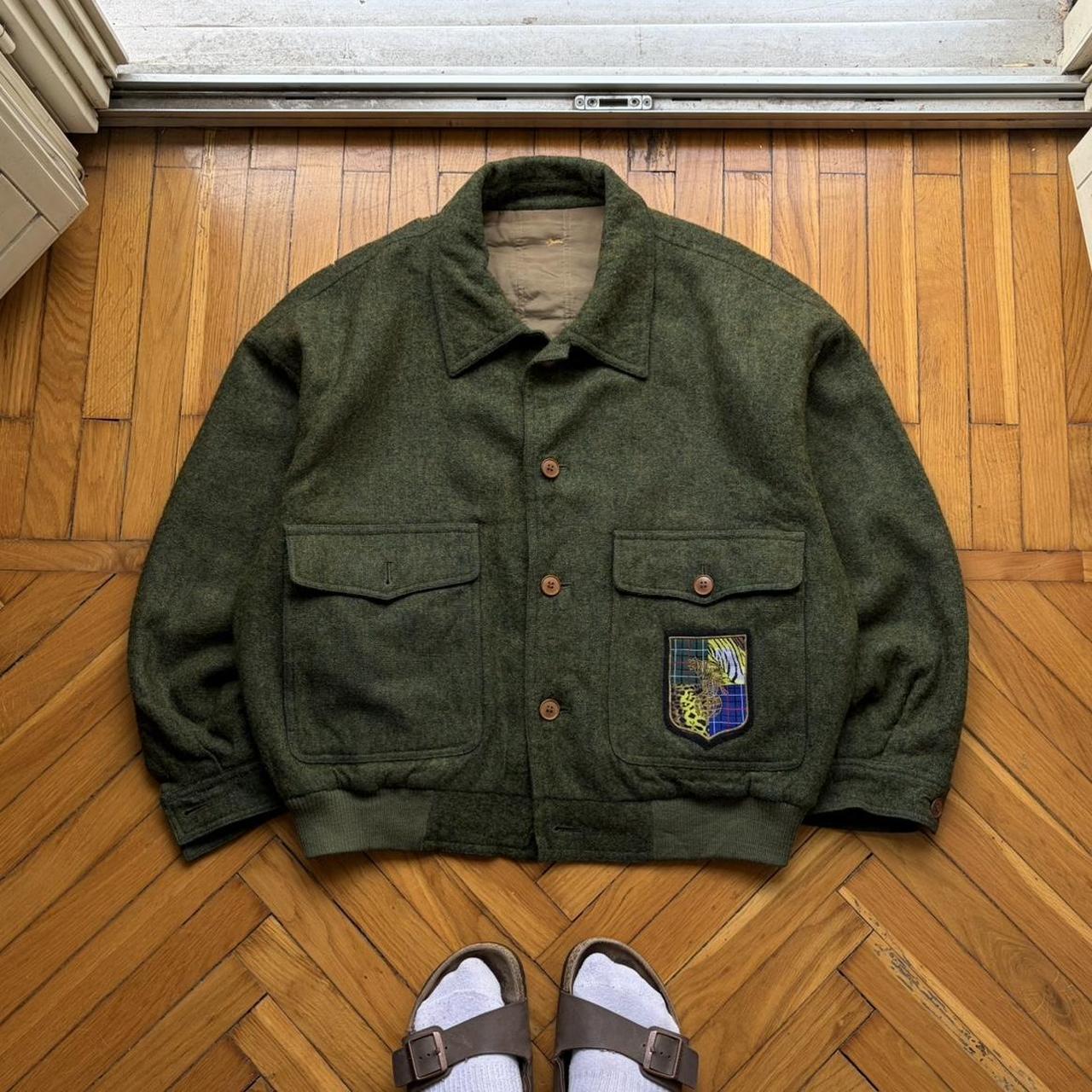 1990s Kenzo Bomber Jacket Green L