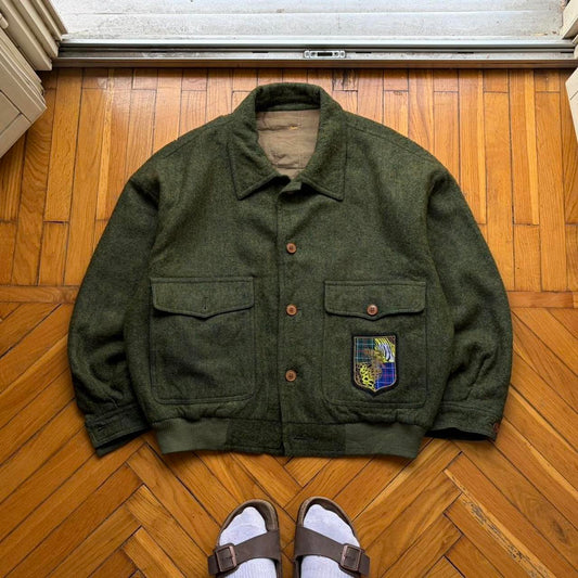 1990s Kenzo Bomber Jacket Green L